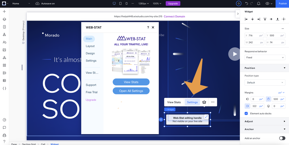 Ajouter Web-Stat 6