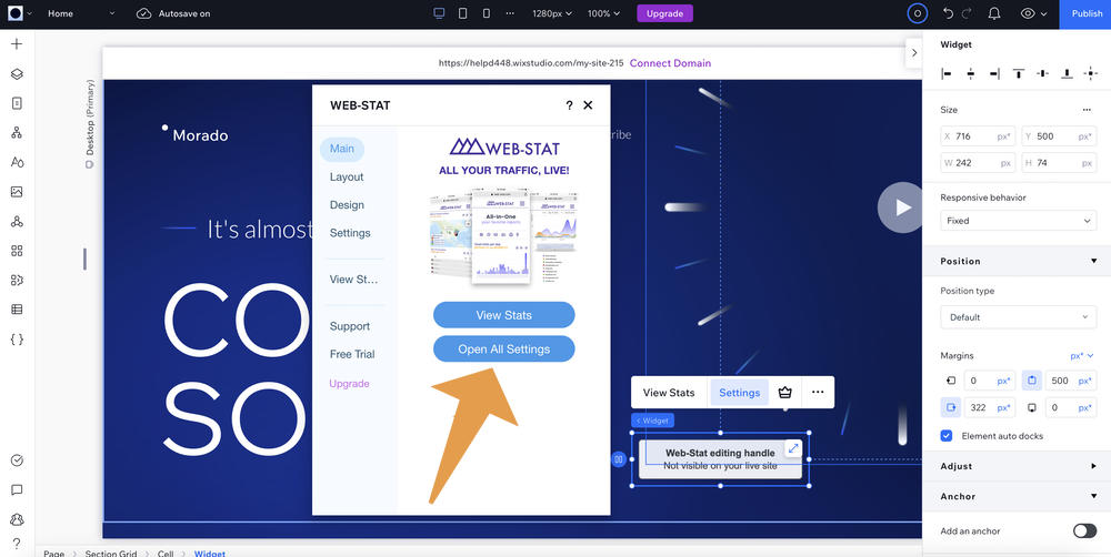 Ajouter Web-Stat 7